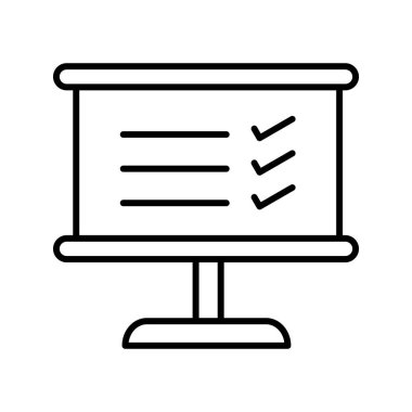 Soyut Arkaplanda Ayırılmış Simgeye Bak