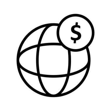  Soyut Arka Gruba Dünya Satış Simgesi İzole Edildi