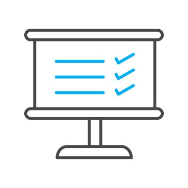 Soyut Arkaplanda Ayırılmış Simgeye Bak