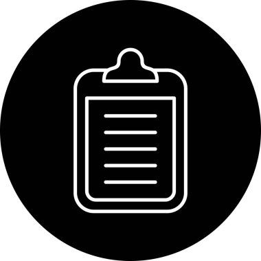 Not Simgesi Soyut Arka Gruba İzole Edildi