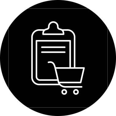 Ayrıntılı Liste Simgesi Soyut Arka Grubunda İzole Edildi