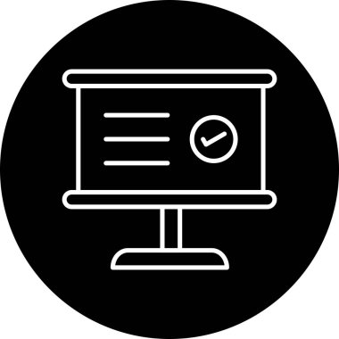  Kontrol Listesi 4 Simgesi Soyut Arkaplanda İzole Edildi 