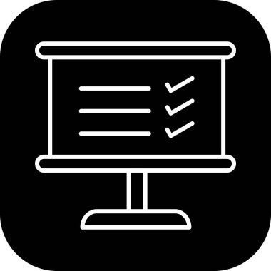 Soyut Arkaplanda Ayırılmış Simgeye Bak