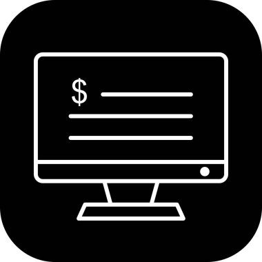  Soyut Arka Gruba İzole Edilmiş para birimi denetimi simgesi