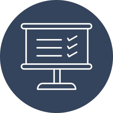 Soyut Arkaplanda Ayırılmış Simgeye Bak