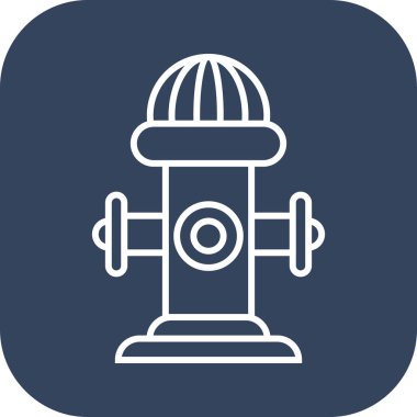  Hydrant Simgesi Soyut Arka Gruplandırmada İzole Edildi