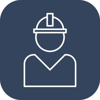  Yapı Adamı Simgesi Soyut Arka Grubunda İzole Edildi