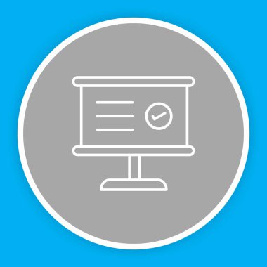  Kontrol Listesi 4 Simgesi Soyut Arkaplanda İzole Edildi 