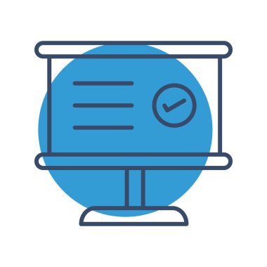  Kontrol Listesi 4 Simgesi Soyut Arkaplanda İzole Edildi 