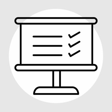 Soyut Arkaplanda Ayırılmış Simgeye Bak