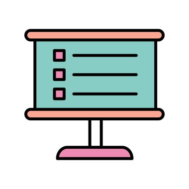  Özet Arka Grubunda Kontrol Listesi 3 Simgesi İzole Edildi