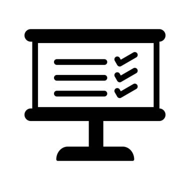 Soyut Arkaplanda Ayırılmış Simgeye Bak