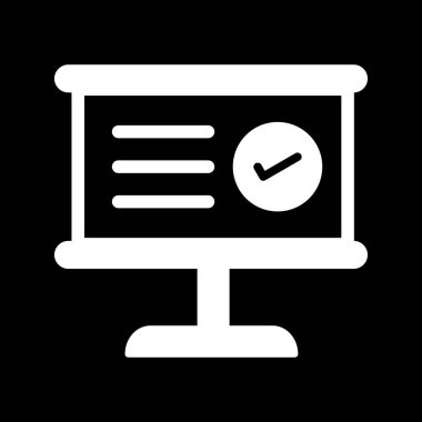  Kontrol Listesi 4 Simgesi Soyut Arkaplanda İzole Edildi 