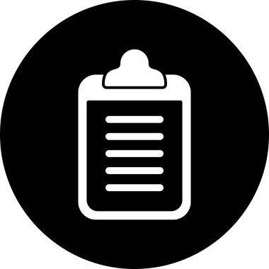 Not Simgesi Soyut Arkaplanda İzole Edildi