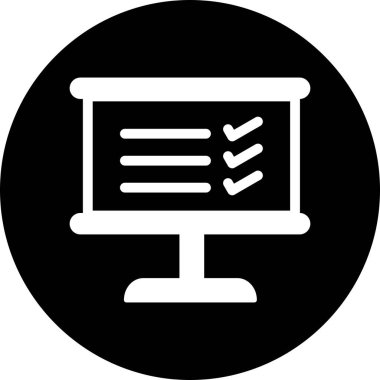 Soyut Arkaplanda Ayırılmış Simgeye Bak