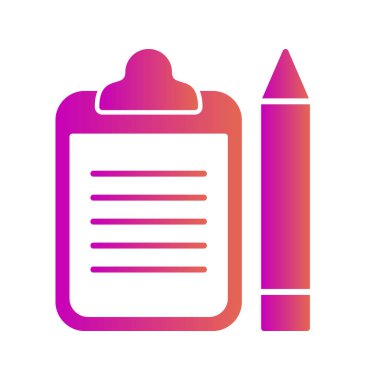 Kontrol listesi simgesi soyut arkaplanda izole edildi