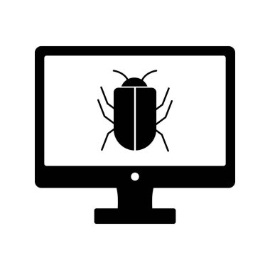 Virüs Simgesi Soyut Arka Gruplandırmada İzole Edildi