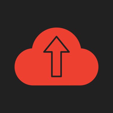 ok Simgesi Soyut Arkaplanda İzole Edildi