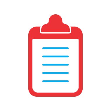 Kontrol listesi simgesi soyut arkaplanda izole edildi