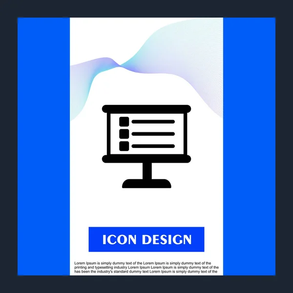 Checkliste 3 Icon isoliert auf abstraktem Hintergrund — Stockvektor