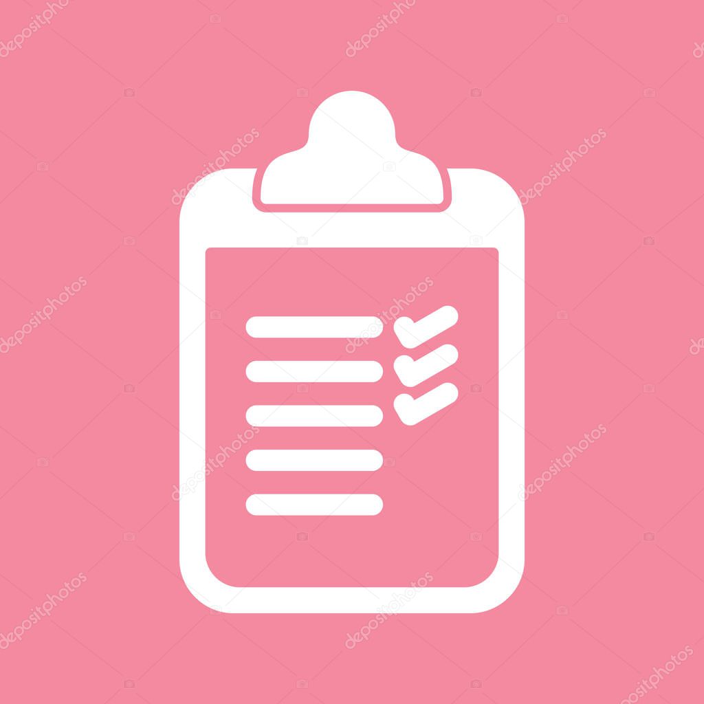 Check list icon Isolated On Abstract Background