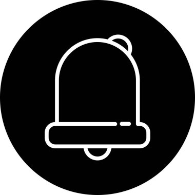 Alarm simgesi soyut arkaplan grubunda izole edildi