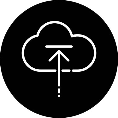 Cloud Up simgesi soyut bir grupta izole edildi