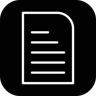 Belge simgesi soyut bir grupta izole edildi