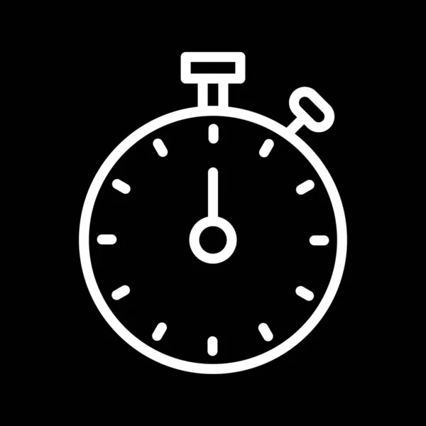 Detener Icono Del Reloj Aislado Fondo Abstracto — Archivo Imágenes Vectoriales