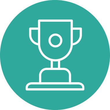 Ödül simgesi soyut bir grupta izole edildi