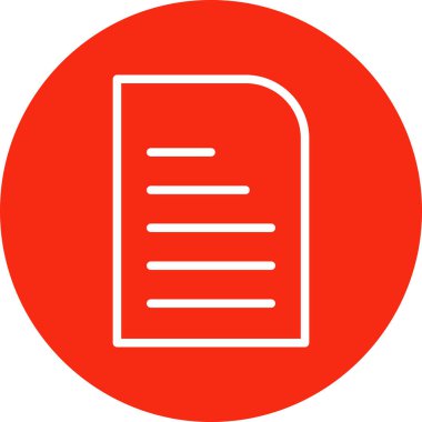 Belge simgesi soyut bir grupta izole edildi