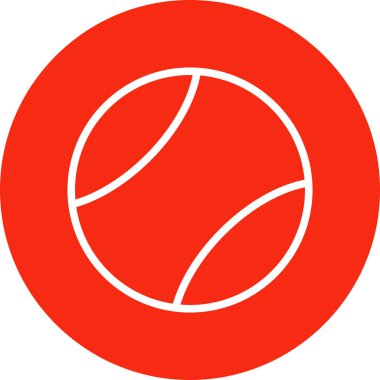 Soyut arkaplanda top simgesi izole edildi