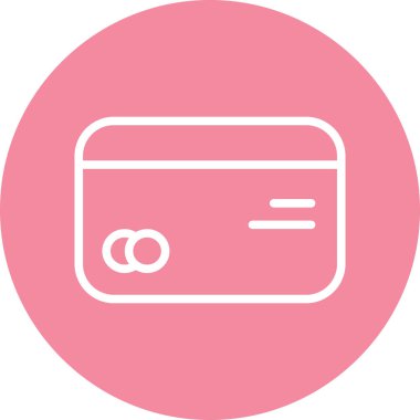 Kartvizit simgesi soyut bir grupta izole edildi