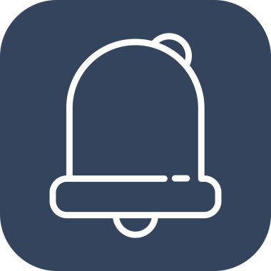 Alarm simgesi soyut arkaplan grubunda izole edildi