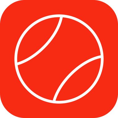 Soyut arkaplanda top simgesi izole edildi