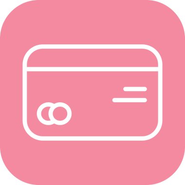 Kartvizit simgesi soyut bir grupta izole edildi