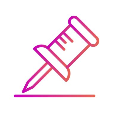 Pin simgesi soyut grupta izole edildi