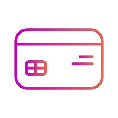 Soyut arka grupta kredi kartı simgesi izole edildi