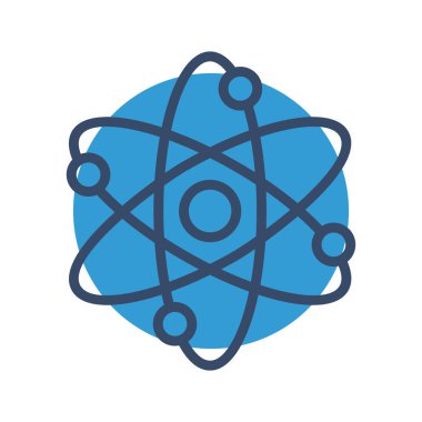 Atom simgesi soyut bir grupta izole edildi