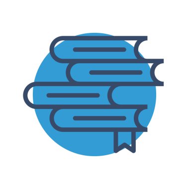 Kitap simgesi soyut bir grupta izole edildi