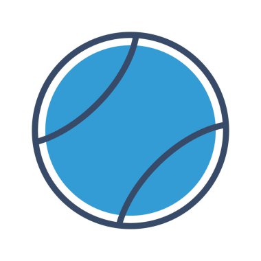 Soyut arkaplanda top simgesi izole edildi