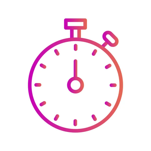 Stop Watch Icon Isolated Abstract Backgroun — ストックベクタ