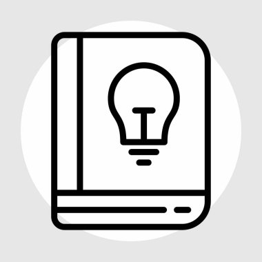 Yaratıcı Kitap simgesi soyut arkaplan grubunda izole edildi