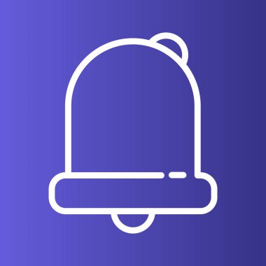 Alarm simgesi soyut arkaplan grubunda izole edildi