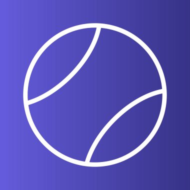 Soyut arkaplanda top simgesi izole edildi