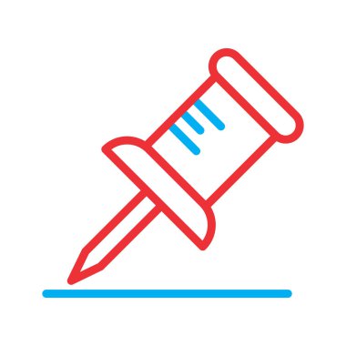 Pin simgesi soyut grupta izole edildi