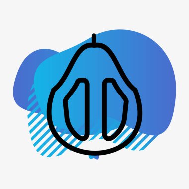 Soyut arkaplanda web simgesi