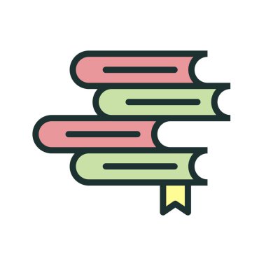 Kitap simgesi soyut bir grupta izole edildi