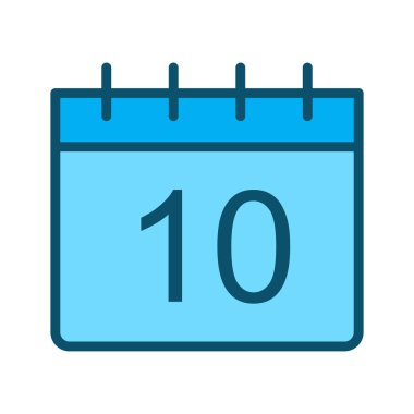 Takvim Simgesi Soyut Arka Gruplamada İzole Edildi