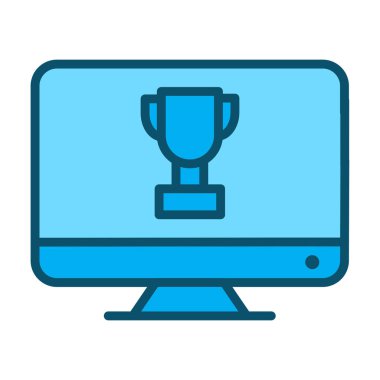 Önde gelen ödül simgesi soyut bir grupta izole edildi